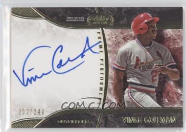 2016 Topps Tier One - Prime Performers Autographs #PP-VV - Vince Coleman /249