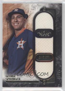 2016 Topps Tier One - Relics - Triple Swatch #T1TR-GSP - George Springer /25
