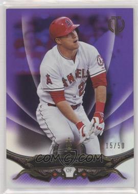 2016 Topps Tribute - [Base] - Purple #1 - Mike Trout /50