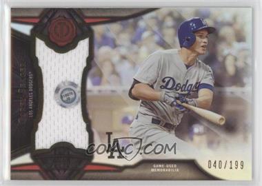 2016 Topps Tribute - Stamp of Approval Relics #SOA-CS - Corey Seager /199