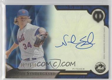 2016 Topps Tribute - Tribute Autographs - Blue #TA-NS - Noah Syndergaard /150