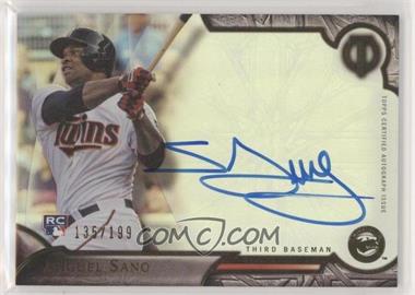 2016 Topps Tribute - Tribute Autographs #TA-MSA - Miguel Sano /199