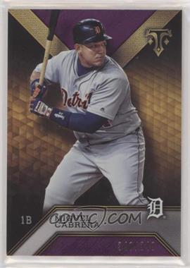 2016 Topps Triple Threads - [Base] - Amethyst #40 - Miguel Cabrera /340