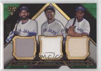 Jose Bautista, Troy Tulowitzki, Edwin Encarnacion [EX to NM] #/18