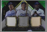 Joc Pederson, Corey Seager, Yasiel Puig [Noted] #/18