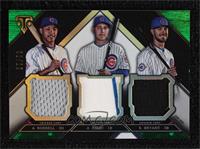 Addison Russell, Anthony Rizzo, Kris Bryant #/18