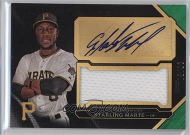 2016 Topps Triple Threads - Triple Threads Unity Auto Jumbo Relics - Emerald #UAJR-SMA - Starling Marte /50