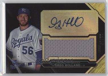2016 Topps Triple Threads - Triple Threads Unity Auto Jumbo Relics - Gold #UAJR-GHO - Greg Holland /25