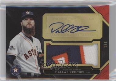 2016 Topps Triple Threads - Triple Threads Unity Auto Jumbo Relics - Ruby #UAJR-DK - Dallas Keuchel /1