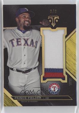 2016 Topps Triple Threads - Triple Threads Unity Single Jumbo Relics - Gold #UJR-PFI - Prince Fielder /9