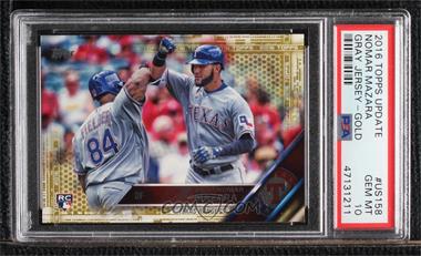 2016 Topps Update Series - [Base] - Gold #US158 - Nomar Mazara (With Prince Fielder) /2016 [PSA 10 GEM MT]