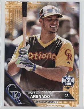 2016 Topps Update Series - [Base] - Topps Online Exclusive 5 x 7 Gold #US256 - All-Star - Nolan Arenado /10 [Noted]