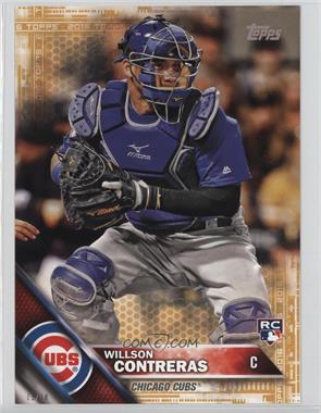 2016 Topps Update Series - [Base] - Topps Online Exclusive 5 x 7 Gold #US266 - Willson Contreras /10