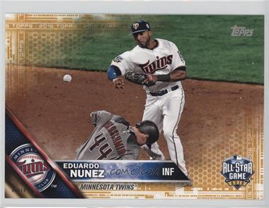 2016 Topps Update Series - [Base] - Topps Online Exclusive 5 x 7 Gold #US31 - All-Star - Eduardo Nunez /10 [Noted]