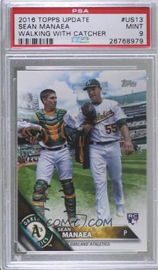 2016 Topps Update Series - [Base] #US13.2 - SP - Image Variation - Sean Manaea (With Teammate) [PSA 9 MINT]