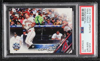 2016 Topps Update Series - [Base] #US175.1 - All-Star - Mike Trout [PSA 10 GEM MT]
