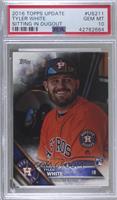 SP - Image Variation - Tyler White (In Dugout) [PSA 10 GEM MT]