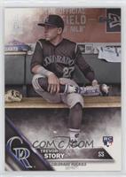 SP - Image Variation - Trevor Story (Black Jersey in Dugout)