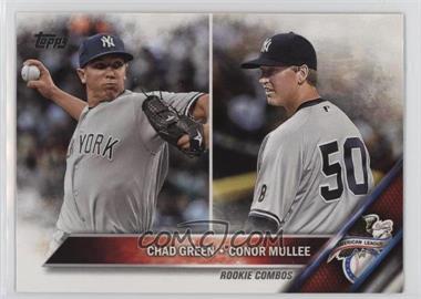 2016 Topps Update Series - [Base] #US3 - Rookie Combos - Chad Green, Conor Mullee