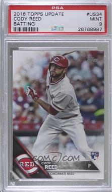 2016 Topps Update Series - [Base] #US34.2 - SP - Image Variation - Cody Reed (Hitting) [PSA 9 MINT]