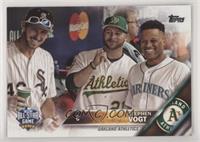 All-Star - Stephen Vogt (With Chris Sale and Robinson Cano) [EX to NM]