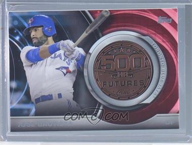 2016 Topps Update Series - Retail 500 HR Futures Club Medallion - Bronze #500M-10 - Jose Bautista