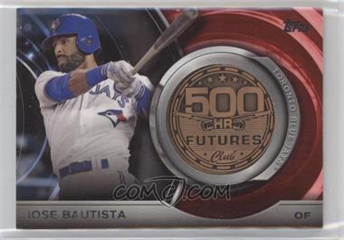 2016 Topps Update Series - Retail 500 HR Futures Club Medallion - Bronze #500M-10 - Jose Bautista