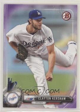 2017 Bowman - [Base] - Purple #80 - Clayton Kershaw /250 [EX to NM]