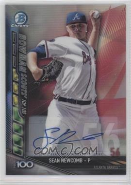 2017 Bowman - Chrome Bowman Scouts Top 100 - Autographs #BTP-56 - Sean Newcomb /50