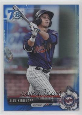 2017 Bowman - Chrome Prospects - Blue Refractor 70th Anniversary #BCP102 - Alex Kirilloff