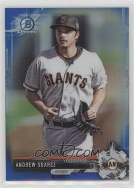 2017 Bowman - Chrome Prospects - Blue Refractor #BCP112 - Andrew Suarez /150