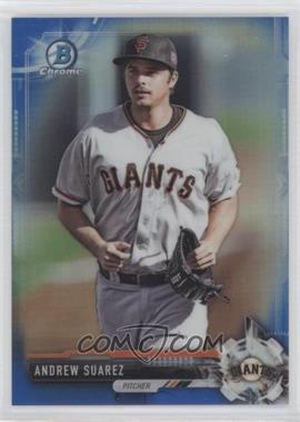 2017 Bowman - Chrome Prospects - Blue Refractor #BCP112 - Andrew Suarez /150