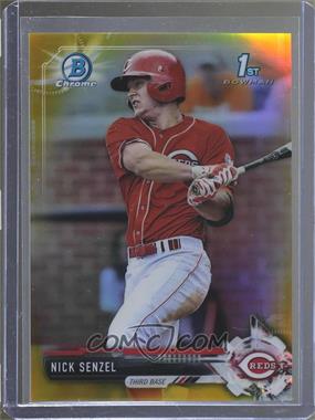 2017 Bowman - Chrome Prospects - Gold Refractor #BCP1 - Nick Senzel /50