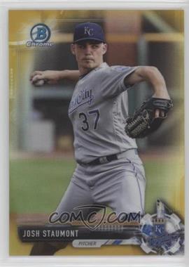 2017 Bowman - Chrome Prospects - Gold Refractor #BCP89 - Josh Staumont /50