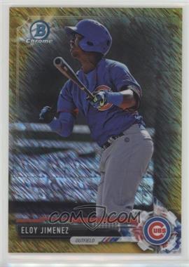 2017 Bowman - Chrome Prospects - Gold Shimmer Refractor #BCP50 - Eloy Jimenez /50