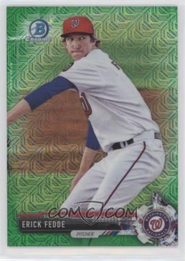 2017 Bowman - Chrome Prospects - Mega Box Green Refractor #BCP12 - Erick Fedde /99