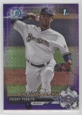 2017 Bowman - Chrome Prospects - Mega Box Purple Refractor #BCP22 - Freddy Peralta /250