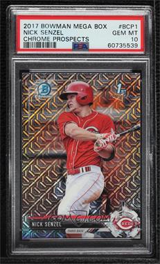 2017 Bowman - Chrome Prospects - Mega Box Refractor #BCP1 - Nick Senzel [PSA 10 GEM MT]