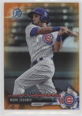 2017 Bowman - Chrome Prospects - Orange Refractor #BCP131 - Mark Zagunis /25