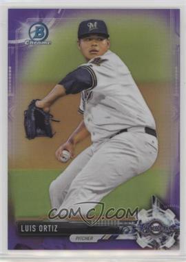 2017 Bowman - Chrome Prospects - Purple Refractor #BCP128 - Luis Ortiz /250