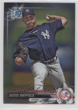 2017 Bowman - Chrome Prospects #BCP132 - Justus Sheffield