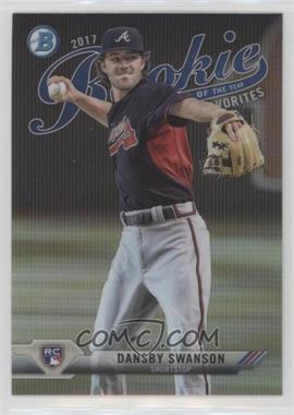 2017 Bowman - Chrome ROY Favorites #ROYF-2 - Dansby Swanson