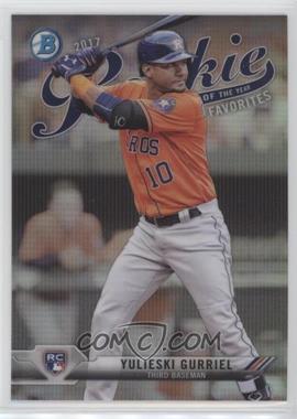 2017 Bowman - Chrome ROY Favorites #ROYF-4 - Yulieski Gurriel