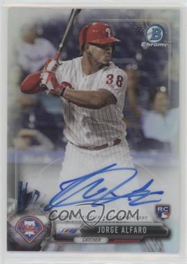 2017 Bowman - Chrome Rookie Autographs - Refractor #CRA-JA - Jorge Alfaro /499