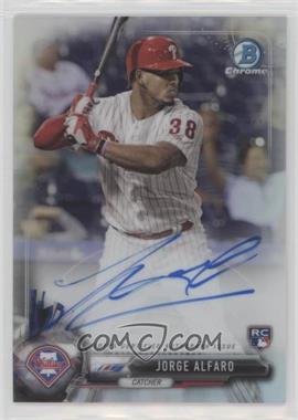 2017 Bowman - Chrome Rookie Autographs - Refractor #CRA-JA - Jorge Alfaro /499