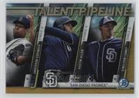 Anderson Espinoza, Austin Allen, Dinelson Lamet #/50