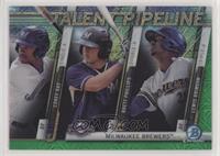 Corey Ray, Brett Phillips, Lewis Brinson #/99