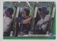 Corey Ray, Brett Phillips, Lewis Brinson #/99