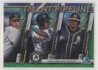 A.J. Puk, Yairo Munoz, Franklin Barreto #/99