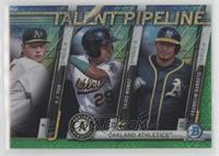 A.J. Puk, Yairo Munoz, Franklin Barreto #/99